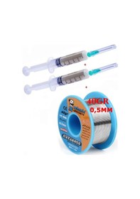 Resim Lehim Teli Mechanic 63sn/37pb 40 Gr 0,5mm, Flux Lehim Toplama St02 