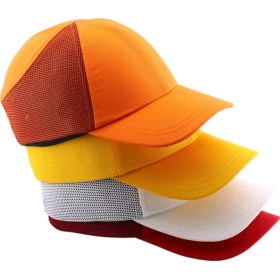 Resim Hafif Iş Güvenlik Darbe Koruyucu Koruma Baş Şapkası Bareti Unisex Kamuflaj Beyzbol Tarzı Kask Şapka 