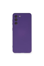 Resim artlab Art Galaxy S21 Kılıf Nano İçi Kadife Silikon - Mor Lab 