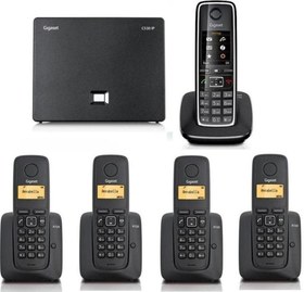 Resim C530 Ip 5 Dahili Dect Telsiz Kablosuz Telefon Santrali Gigaset