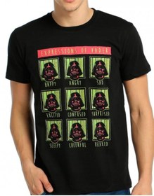 Resim Bant Giyim Star Wars Darth Vader Siyah Erkek T-shirt 