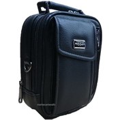 Resim Moda Erkek El Çantası Kasalı El Çantası Cep Telefon Uyumu Siyah 