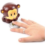 Resim BUFFER® Maymun Figürlü Hava Üfleyen Pratik Kolay Hızlı Oje Kurutucu Çok Renkli 