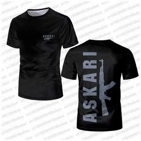 Resim Snapbuy Askarı 3d Boks Desenli Erkek Spor Tişört - Nefes Alabilen Kısa Kollu Eğitim T-shirtmavi Mavi 