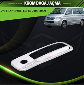 Resim Vw Transporter T5 2003-2009 Araca Özel Krom Bagaj Açma 