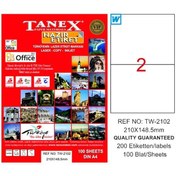 Resim Tanex Laser Etiket 100 YP 210x148.5 Laser-Copy-Inkjet TW-2102 
