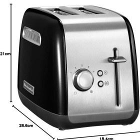 Resim Kitchenaid Classic 2 Dilim Ekmek Kızartma Makinesi 5KMT2115 Onyx Black- Eob 