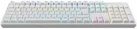 Resim GAMEBOOSTER G24W Enigma Rainbow Aydınlatmalı Red Switch Mekanik Beyaz Oyun Klavyesi 