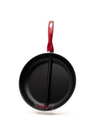 Resim Papilla Redio 30 CM Cingöz Çift Bölmeli Tava. Kırmızı 