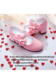 Resim BEEBRON Ortopedik Topuklu Abiye Kız Çocuk Ayakkabı Soft Series Abiayk2401 Pembe 