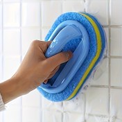 Resim Mutfağı ve Banyo Temizlik Süngeri - Cam, Duvarlar, Tuvaletler ve Seramik İçin İdeal - Bahçe ve Havuz Dahil İç ve Dış Mekan Kullanımı 