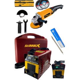 Resim Stilmax Germany SUPER201T Ultrasonic 201AMPER Digital Göstergeli Invertör Kaynak Makinesi + Taşlama Hediyeli 