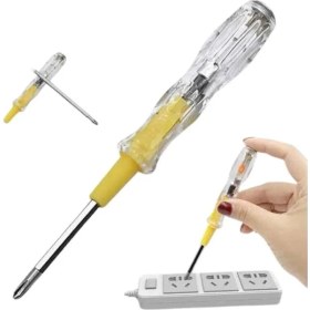 Resim Kontrol Kalemi Çift Başlıklı Şeffaf Elektrik Testi Değişken Uçlu 