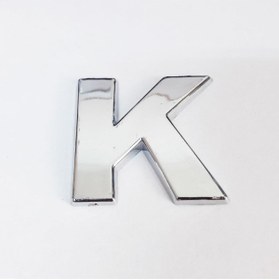 Resim NERM Cemax K Harfi 3,75 cm Krom Yapışkanlı 