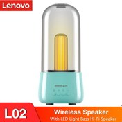Resim Geeroyoo Lenovo L02 Taşınabilir Bluetooth Hoparlör: Derin Bas, Led Işık, Mikrofonlu, 2000mah Pil İle Kablosuz Müzik Keyfi 