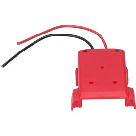 Resim Dianziye Milwaukee 18v M18 Xc18 İçin Sabit Delikli Pil Adaptörü - Sağlam Abs Malzeme, Kararlı Bağlantı Ve Kolay Kurulum 