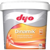 Resim Dyo 15L Dinamık Mat İç Cephe Boyas Silikonlu Beyaz 