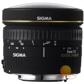 Resim SIGMA 8MM F/3.5 EX DG CIRCULAR FISHEYE OBJEKTİF (271000008) 