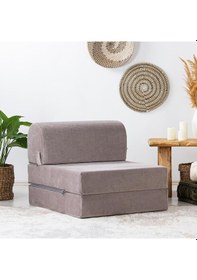 Resim Magic Tek Kişilik Katlanır Yataklı Koltuk Açık Gri 
