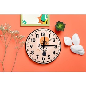 Resim Dekoratif Türkçe Rakamlı Uv Baskılı Duvar Saati Sessiz Akar Mekanizma Metal Akrep Yelkovan Çok Renkli 
