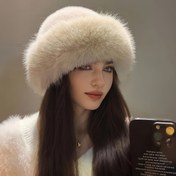Resim Kadın Kış Şapkası - Yumuşak Pembe Moğol Prenses Ushanka, Soğuk Geçirmez Sahte Tilki - Gibi Başlık Kapanışı, Zarif Kış Partisi ve Günlük Kıyafet Aksesuarı, Noel, Yeni Yıl, Günlük - Sıcak ve Şık Soğuk Hava Şapkası, Şenlikli Başlık, Prenses Tarzı Tasarım, Peluş Dokulu, Moda Bilinci Olan Kadınlar, Kadın Kış Şapkası, Kadın Şapkası, Mink Şapkası, Büyük Bere Şapkası, Kulaklıklı Şapka 