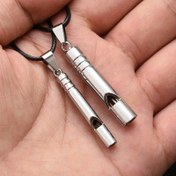 Resim 1 Adet Yüksek Sesli Acil Durum Düdüğü - Taşınabilir Outdoor Yürüyüş ve Kamp Ekipmanı, EDC Aksesuarı, EDC Araçları 