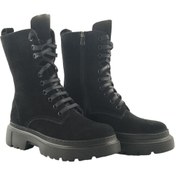 Resim Oneka Shoes 1308231112 Kadın Günlük Bot Postal Siyah süet 