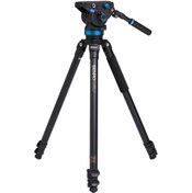 Resim Benro A-373fbs8 Hidrolik Profesyonel Video Tripod Kit 