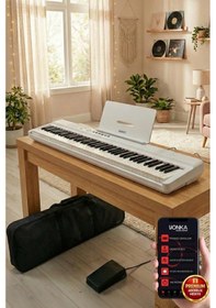 Resim Midex Plx-120wh Yüksek Kaliteli Katlanır Taşınabilir Dijital Piyano 