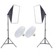 Resim Soligor Softbox 50x70 Tek Duyulu Ledli Blogger Kit, Makeup Kit 