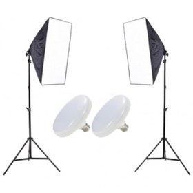 Resim Soligor Softbox 50x70 Tek Duyulu Ledli Blogger Kit, Makeup Kit 