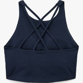 Resim Koton Çapraz Askılı Sırt Detaylı Kaplı Sporcu Sütyeni Lacivert 6sak30108nk Lacivert 