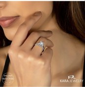 Resim Swarovskı 925 Ayar Gümüş Bayan Tektaş Yüzük (438132110) 