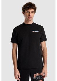 Resim New Balance Lifestyle Mnt1533-bk Siyah Erkek T-shirt Siyah 