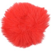 Resim Moveevo Kırmızı Kuru Puf Mikrofon Koruyucu Kılıf - Lavalier Mikrofonlar İçin Rüzgar Engeli 