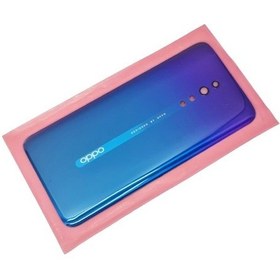 Resim Oppo Reno Z Arka Pil Batarya Kapağı Cam Mavi 