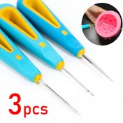 Resim 1-3 adet Mum Çekirdeği Delme Araçları Seti, Bükülmüş ve Düz Delgeçler, Mum Yapım Araçları, Ayakkabı Tabanı İçine Yerleştirme 