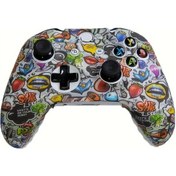 Resim Cloud011 Premium Silikon Xbox One Kumanda Kılıfı - Gri Art, Kaymaz Terleme Korumalı 