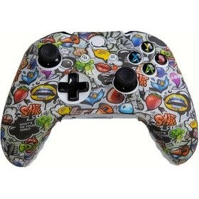 Resim Cloud011 Premium Silikon Xbox One Kumanda Kılıfı - Gri Art, Kaymaz Terleme Korumalı 
