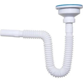 Resim Karaaliler Çöpmak Büyük Kafa Lavabo Sifonu Gider Borusu Körüklü 