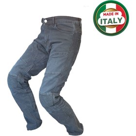 Resim Scudo Dublin 2 Kevlar 4 Mevsim Motosiklet Kot Pantolonu 