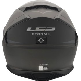 Resim Ls2 Storm 2 Fıst Mat Siyah Kapalı Kask 