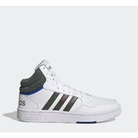 Resim adidas Hoops 3,0 Mıd Gy4747 Erkek Spor Ayakkabı BEYAZ E-486 Beyaz 