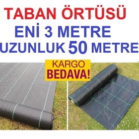 Resim Taban Örtüsü 3X50 M Yer Örtüsü Sera Yer Örtüsü Jüt 