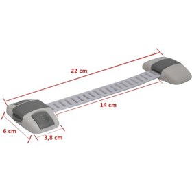 Resim Dolap Çok Amaçlı Kilit - Gri Çok Renkli 