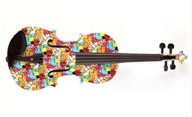 Resim Kinglos KNG KT-1405 Keman (4/4) | Üst Segment Ladin Ön Kapak, Pürüzsüz Klavye Geçişleri ve Konser Performansı Uyumluluğu 