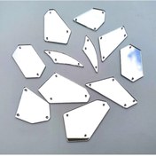 Resim Aker Hediyelik Kına Hatırası Hazırlamak Için 2cm 20 Adet Akrilik Malzeme Delikli Yapışkanlı 