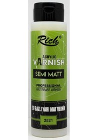 Resim Rich Su Bazlı Yarı Mat Vernik 500Ml 