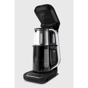 Resim Robotea Pro Quartz 4 In 1 Konuşan Çay Makinesi Black Chrome 