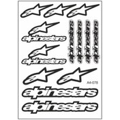 Resim SEVEN KARDEŞLER A4 Sticker Alpinestars 078 Tek Paket Çoklu 